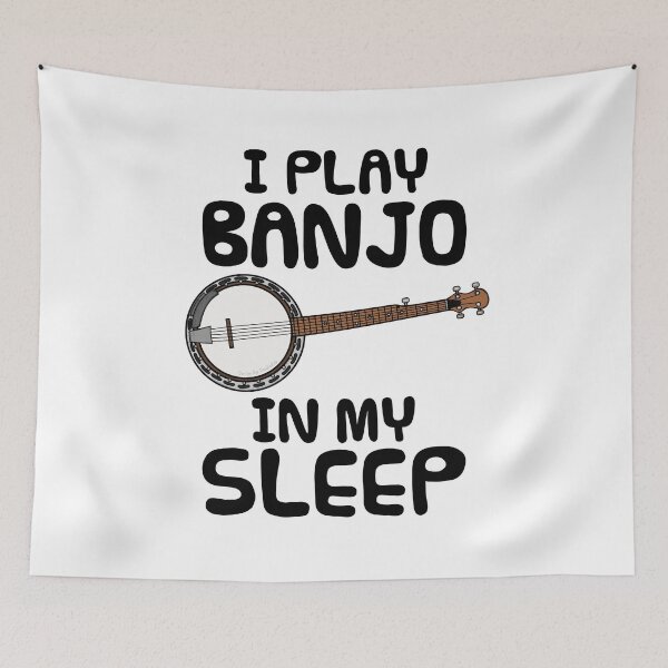 Item preview, I Play Banjo In My Sleep, Banjoist Folk Musician Funny designed and sold by doodlerob.