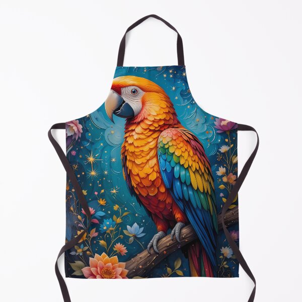 Item preview, Cosmic Parrot – Mystical Artwork designed and sold by PawPrintStyles.