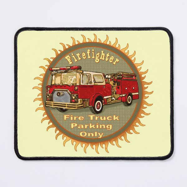 Item preview, Firefighter Firetruck Parking designed and sold by artmuvz.