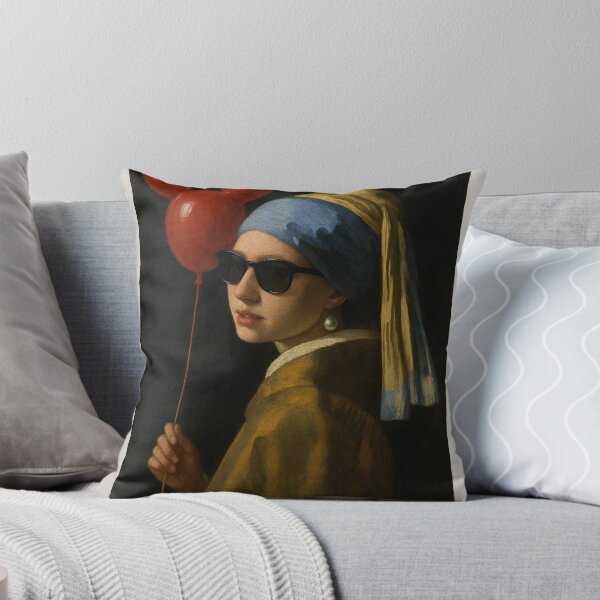 Item preview, The Girl with the Pearl Earring and the Balloon designed and sold by Theme Snark.