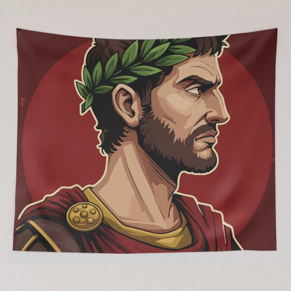 Item preview, Veni Vidi Vici Julius Caesar Roman Emperor Quote Poster – I Came I Saw I Conquered Latin Art designed and sold by -DEEWOLF-.
