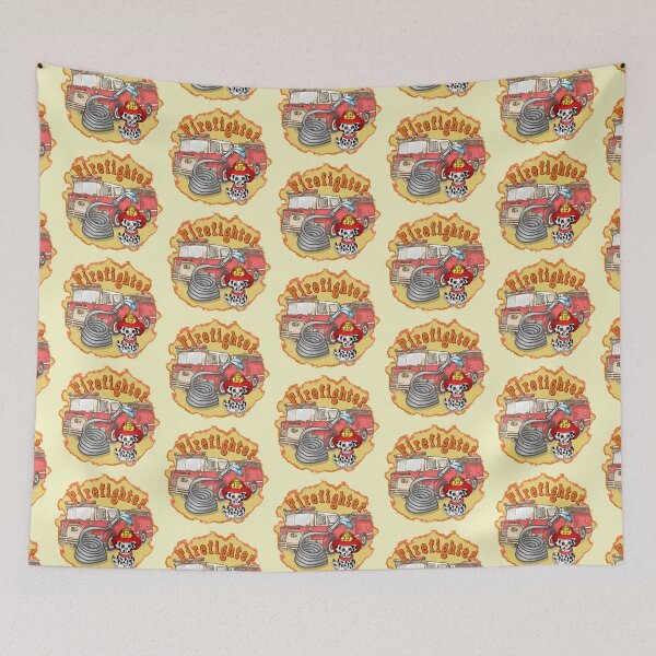 Item preview, Puppy Dog Firefighter Firetruck designed and sold by artmuvz.