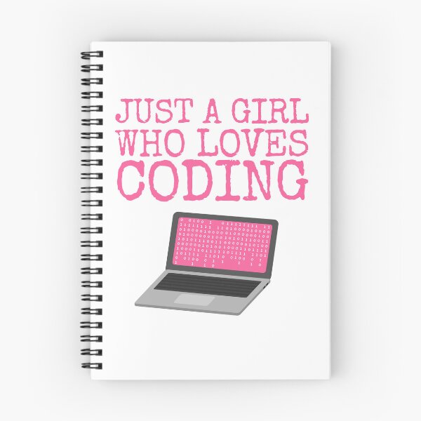 Item preview, Just A Girl Who Loves Coding, Female Software Developer designed and sold by doodlerob.