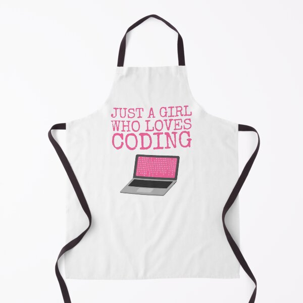 Item preview, Just A Girl Who Loves Coding, Female Software Developer designed and sold by doodlerob.