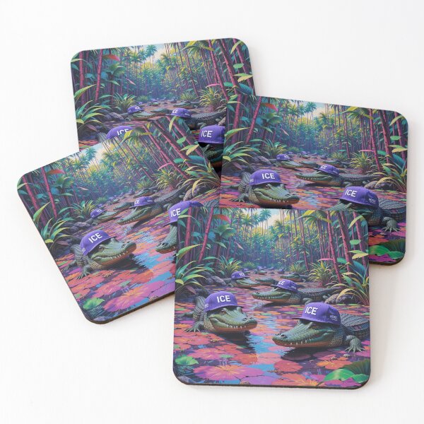 Item preview, Colorful Alligator Alcatraz Alligators designed and sold by cfbennettmedia.