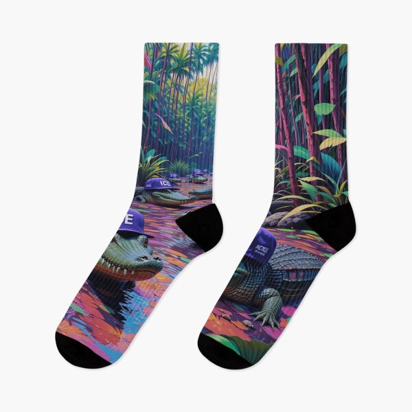 Item preview, Colorful Alligator Alcatraz Alligators designed and sold by cfbennettmedia.