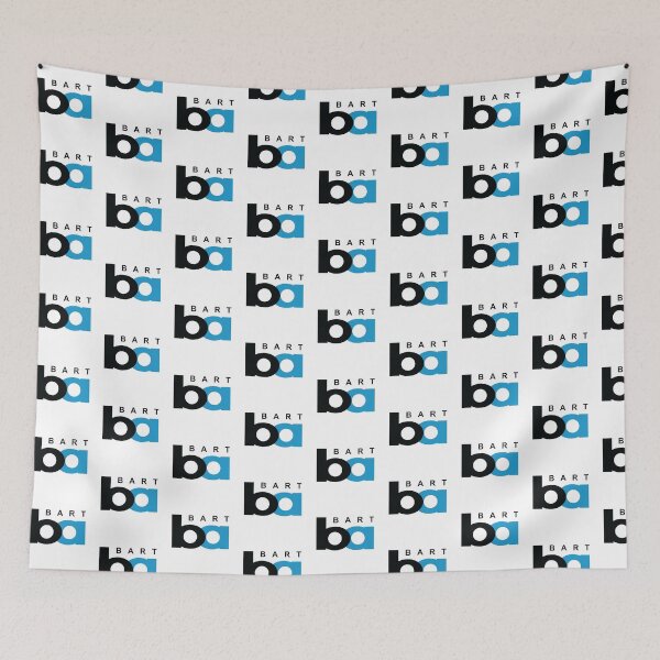 Item preview, BART - Bay Area Rapid Transit logo designed and sold by PIXEL POP DESIGNS - Beyond the Norm!.