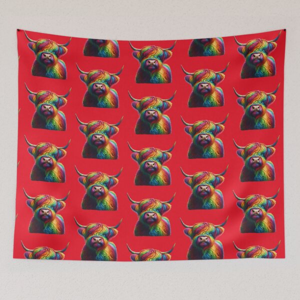 Item preview, highland cow, cow, farmer, farm, scottish, scotland, cattle, scottish cow designed and sold by happinesproject.