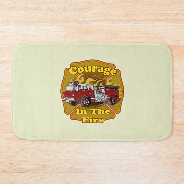 Item preview, Courage Firefighter Firetruck designed and sold by artmuvz.