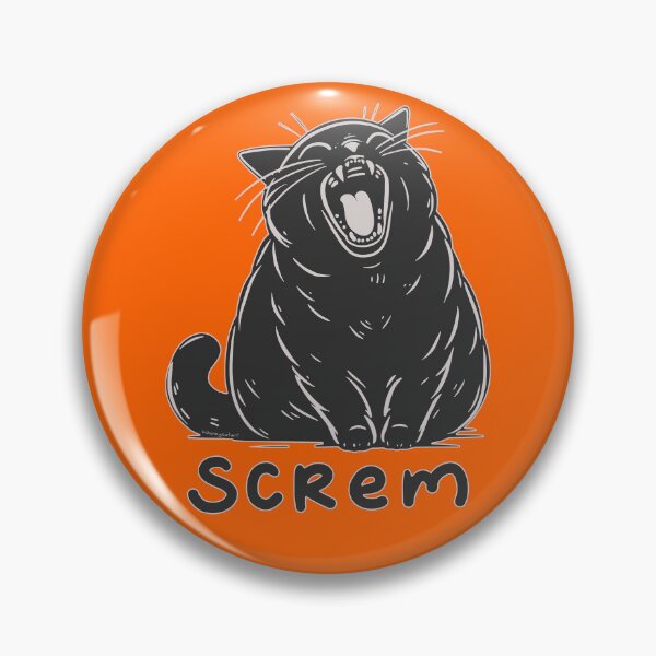 Item preview, Cat Screm designed and sold by KilkennyCat Art.