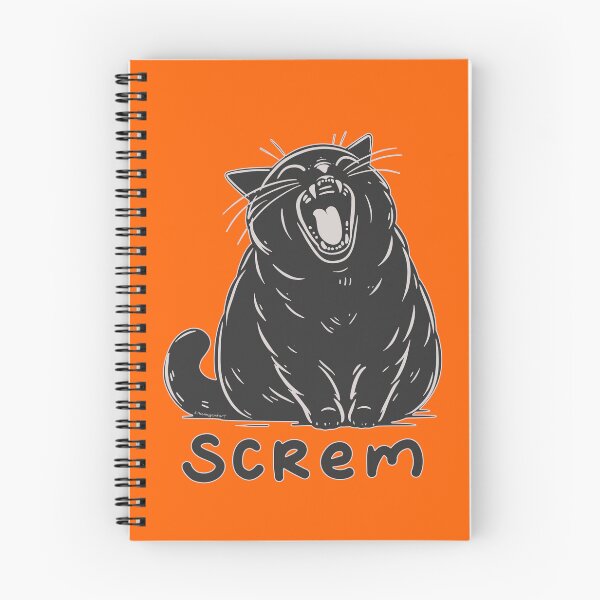 Item preview, Cat Screm designed and sold by KilkennyCat Art.