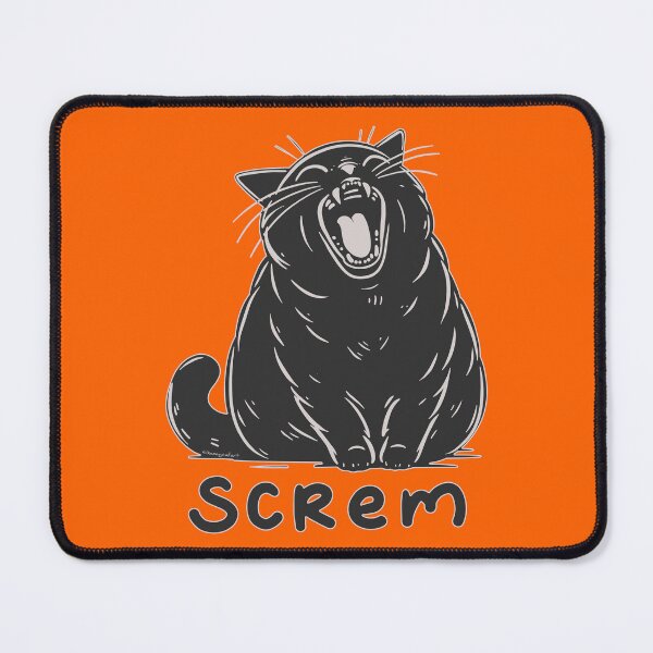 Item preview, Cat Screm designed and sold by KilkennyCat Art.