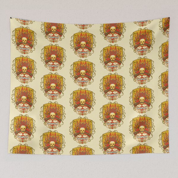 Item preview, Firefighter Flame Shield designed and sold by artmuvz.