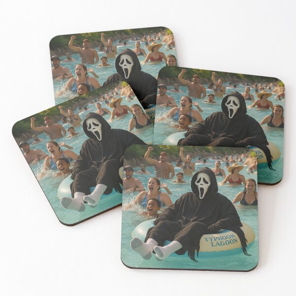 Item preview, Ghostface on the Lazy River designed and sold by Theme Snark.
