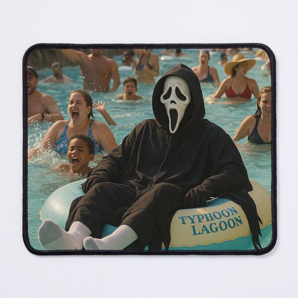 Item preview, Ghostface on the Lazy River designed and sold by Theme Snark.