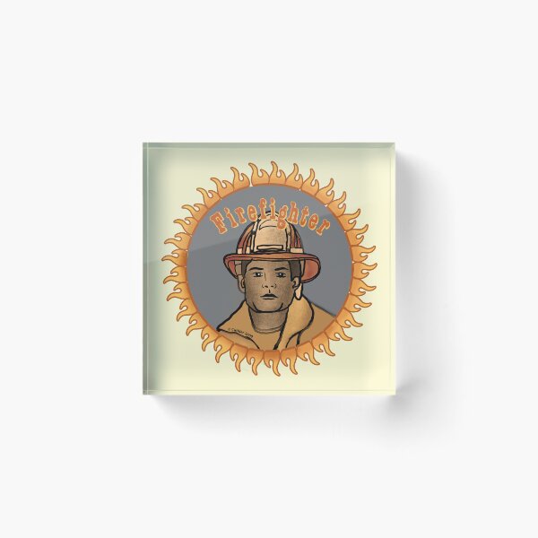 Item preview, One Black Firefighter designed and sold by artmuvz.