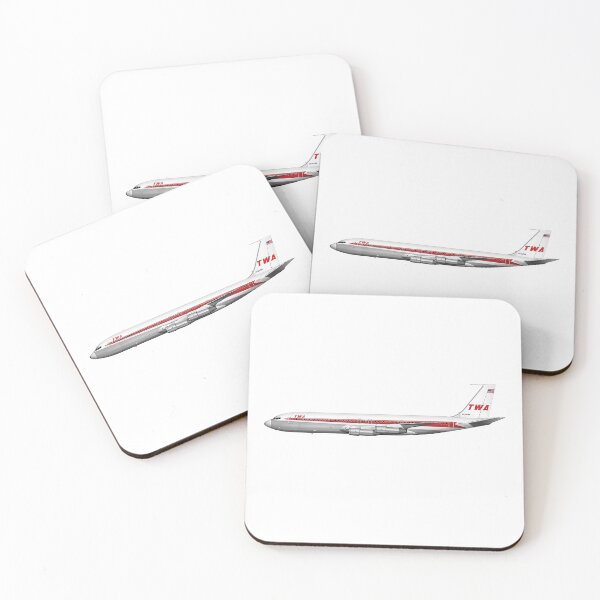 Item preview, 707-320C_twa_arrowhead_livery - TWA Airplane - vintage airlines designed and sold by PIXEL POP DESIGNS - Beyond the Norm!.