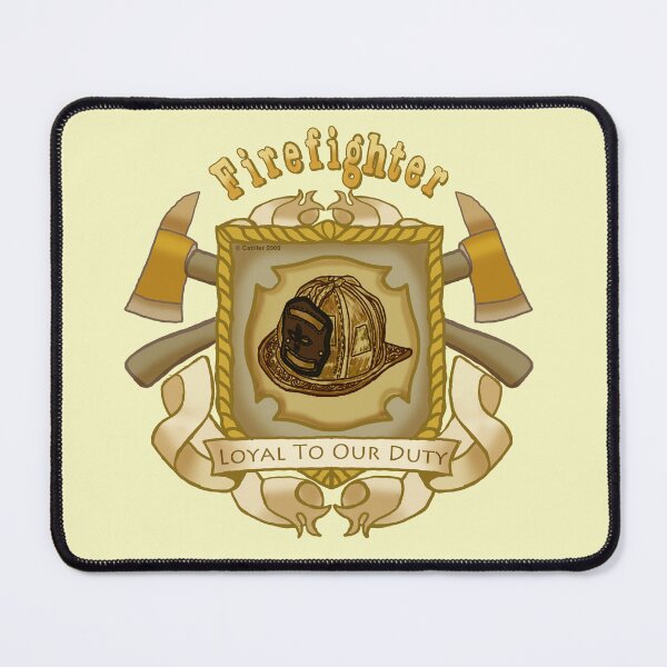 Item preview, Firefighter Loyal Duty Shield designed and sold by artmuvz.