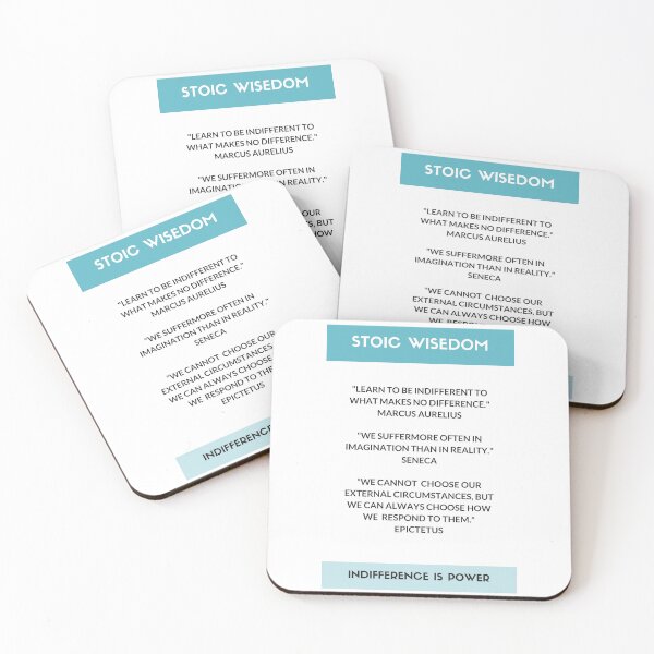 Item preview, STOIC PHILOSOPHY WISDOM - INDIFFERENCE IS POWER designed and sold by Inspirationmotivation.