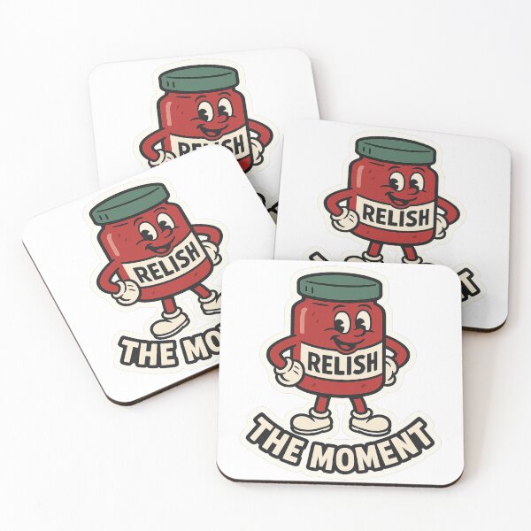 Item preview, Relish the Moment – Retro Cartoon Jar Sticker designed and sold by DrDoke.