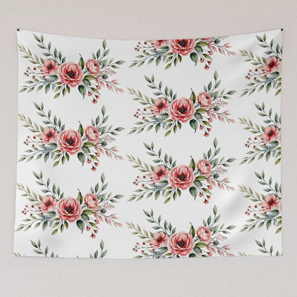 Item preview, Patrón Floral Vintage en Acuarela – Diseño Elegante y Moderno para Moda y Decoración designed and sold by Ojo de Lilith.