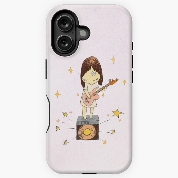 Item preview, Guitar Girl – Yoshitomo Nara Inspired Art for Alt Girls & Indie Souls designed and sold by Ren's Red.