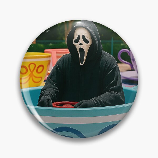 Item preview, Ghostface on the Teacups designed and sold by Theme Snark.