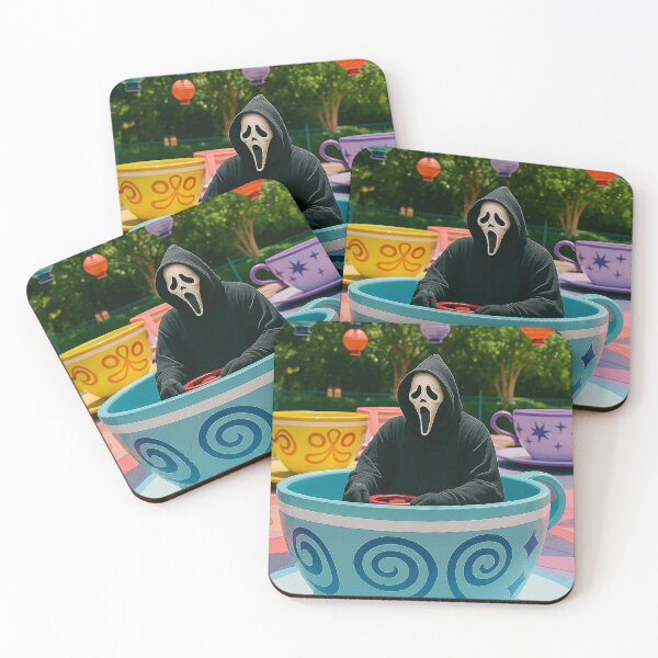 Item preview, Ghostface on the Teacups designed and sold by Theme Snark.