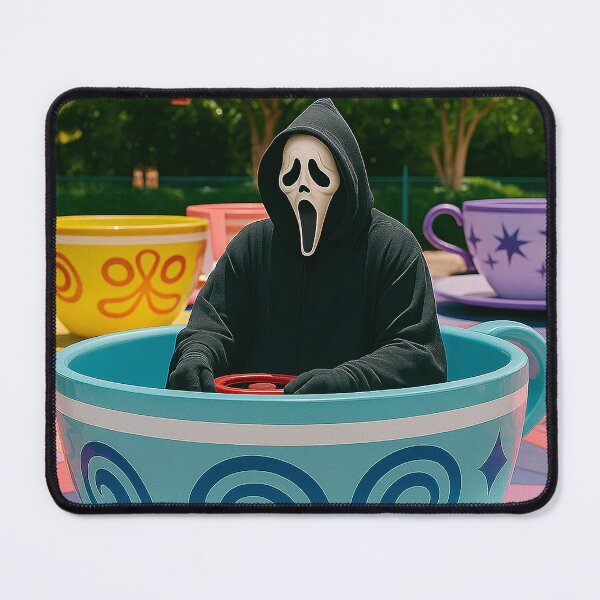 Item preview, Ghostface on the Teacups designed and sold by Theme Snark.