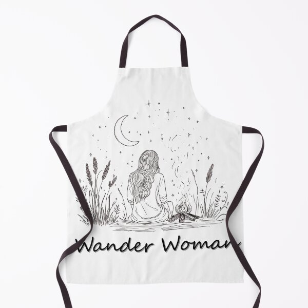 Item preview, Wander Woman – Peaceful Solo Camper Under Moonlight designed and sold by RoadNesters.