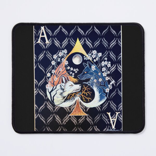 Item preview, Ace of Spade Yin and Yang designed and sold by Sandra Lett.
