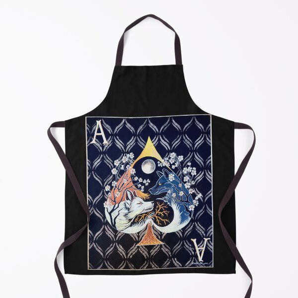 Item preview, Ace of Spade Yin and Yang designed and sold by Sandra Lett.
