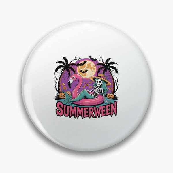 Item preview, Summerween Skeleton Summer Halloween in July Flamingo Women Girls  designed and sold by clothesy7.