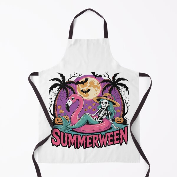 Item preview, Summerween Skeleton Summer Halloween in July Flamingo Women Girls designed and sold by clothesy7.