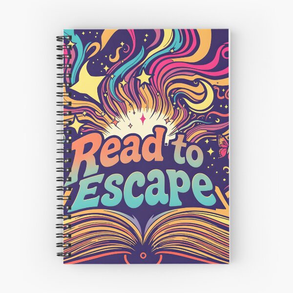 Artikelvorschau, Read to Escape – Psychedelische Buchkunst mit Schmetterlingen entworfen und verkauft von AbdS07.