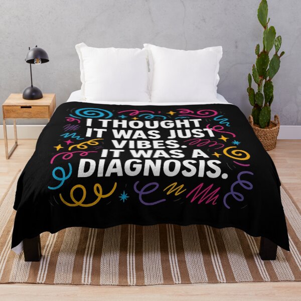 Item preview, I Thought It Was Just Vibes (Turns Out It Was a Diagnosis) – Neurodivergent Chaos Club designed and sold by Still Thriving Club.