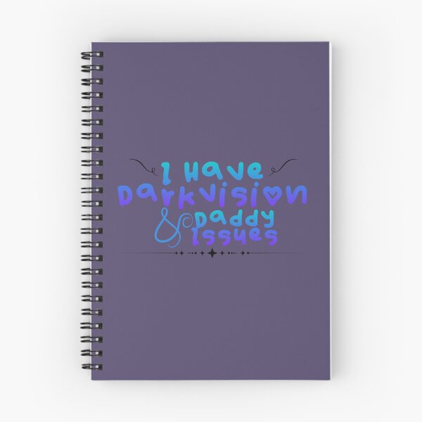 Item preview, "Darkvision & Daddy Issues" – Funny DnD Sticker designed and sold by SoftSorceress.