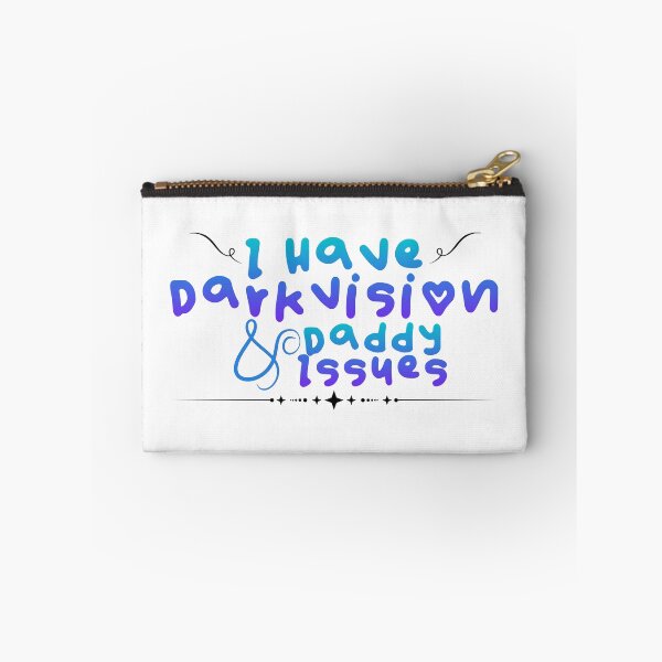 Item preview, "Darkvision & Daddy Issues" – Funny DnD Sticker designed and sold by SoftSorceress.