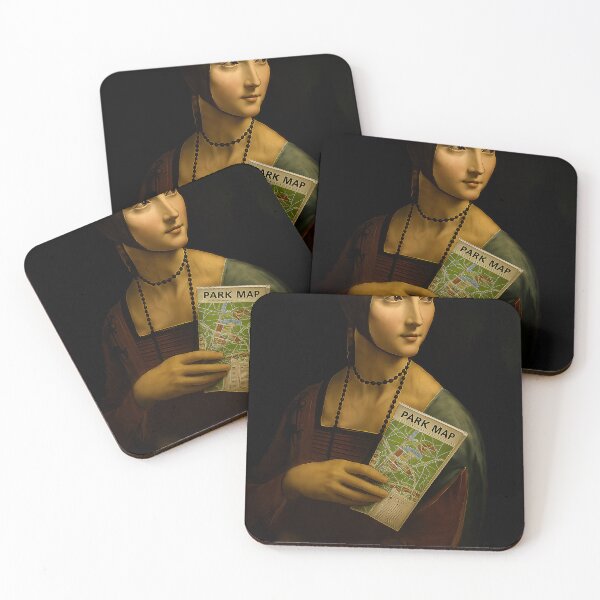 Item preview, Lady with a Map She’ll Definitely Ignore designed and sold by Theme Snark.