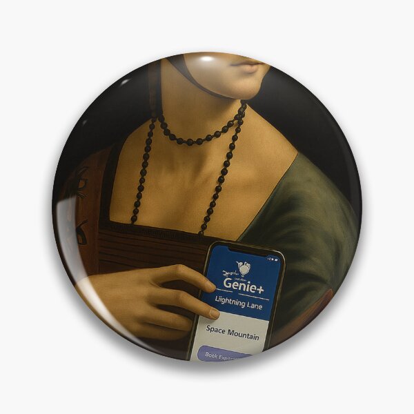 Item preview, Lady with a Fast Pass designed and sold by Theme Snark.