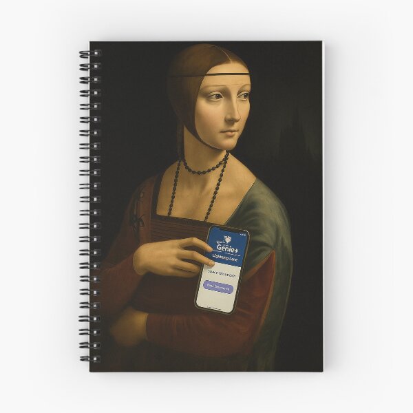 Item preview, Lady with a Fast Pass designed and sold by Theme Snark.
