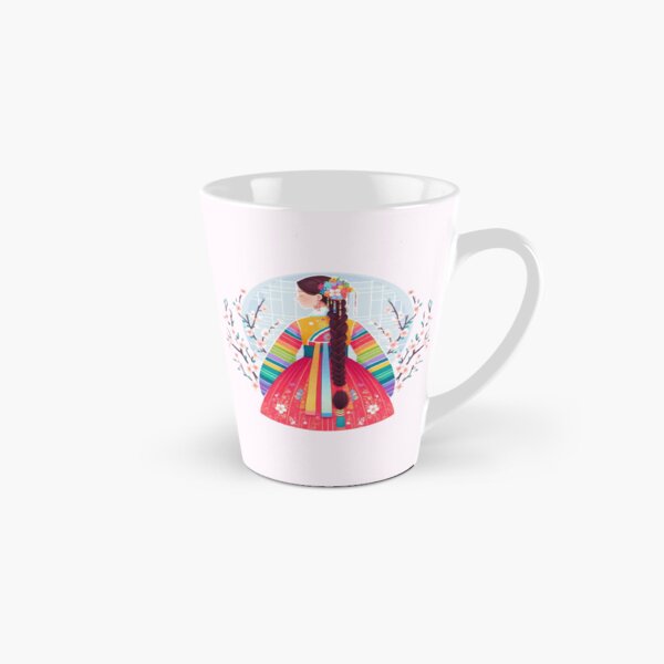 Item preview, Beautiful Joseon Girl in Hanbok Cherry Blossoms K-drama designed and sold by NerdiPop.