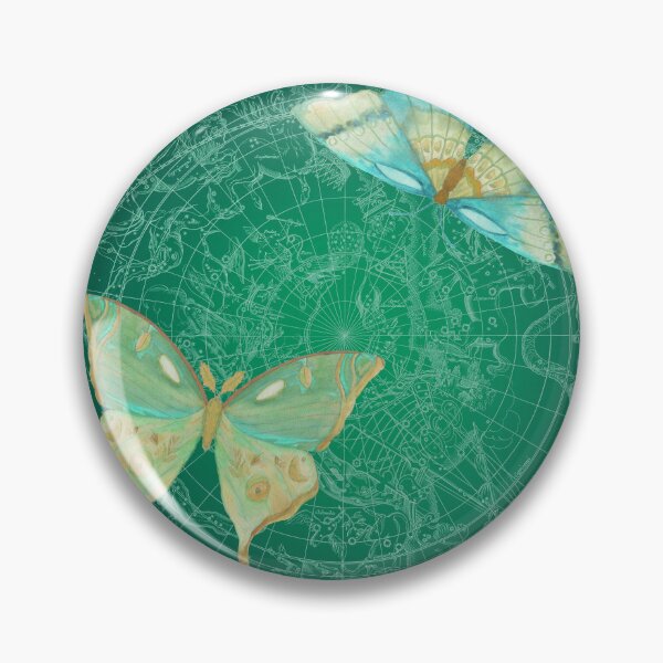 Item preview, Luna Moth on Emerald Green designed and sold by Catherine Holcombe.