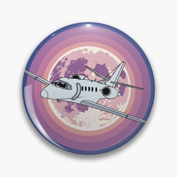Item preview, Cessna Citation Jet Flying at Night Aviation Design designed and sold by skye-studio.