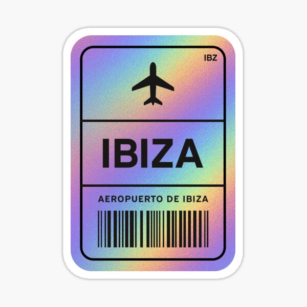 Item preview, Ibiza IBZ Airport Holographic designed and sold by lukassfr.
