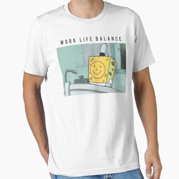 Item preview, SpongeBob SquarePants Work Life Balance Text Meme designed and sold by FifthSun.