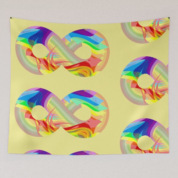 Item preview, AUTISM RAINBOW INFINITY 08 designed and sold by TorturedArtistX.