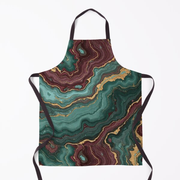Item preview, Emerald & Burgundy Gold Vein Marble Pattern designed and sold by Wordsmith-Wear.