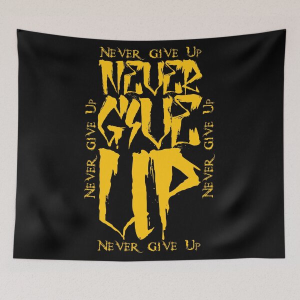 Item preview, Badass Motivational Words | Never Give Up designed and sold by typoinspired.