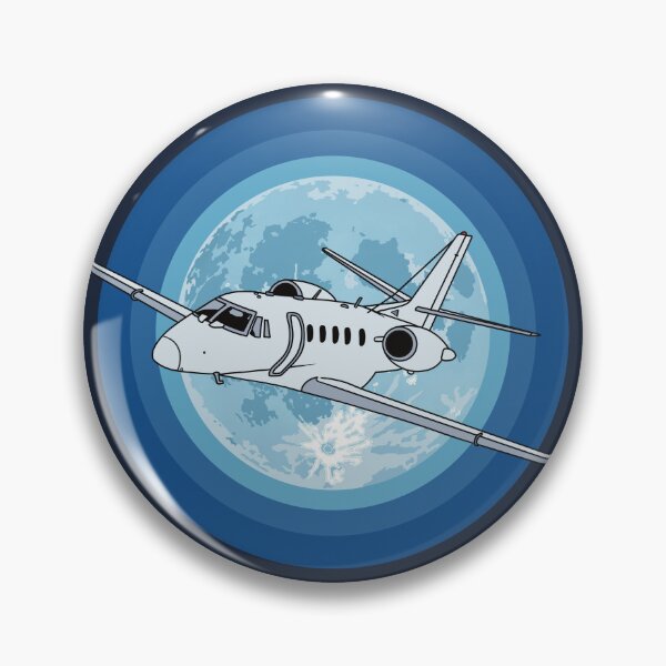 Item preview, Cessna Citation Jet Flying at Night Aviation Design designed and sold by skye-studio.